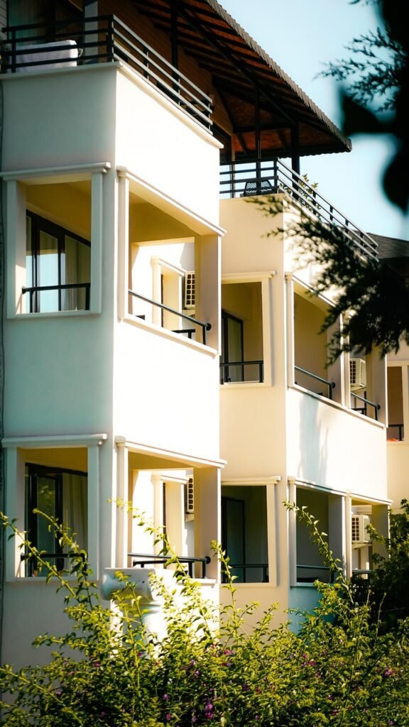 house, building, wall, nature, balcony, garden, real state